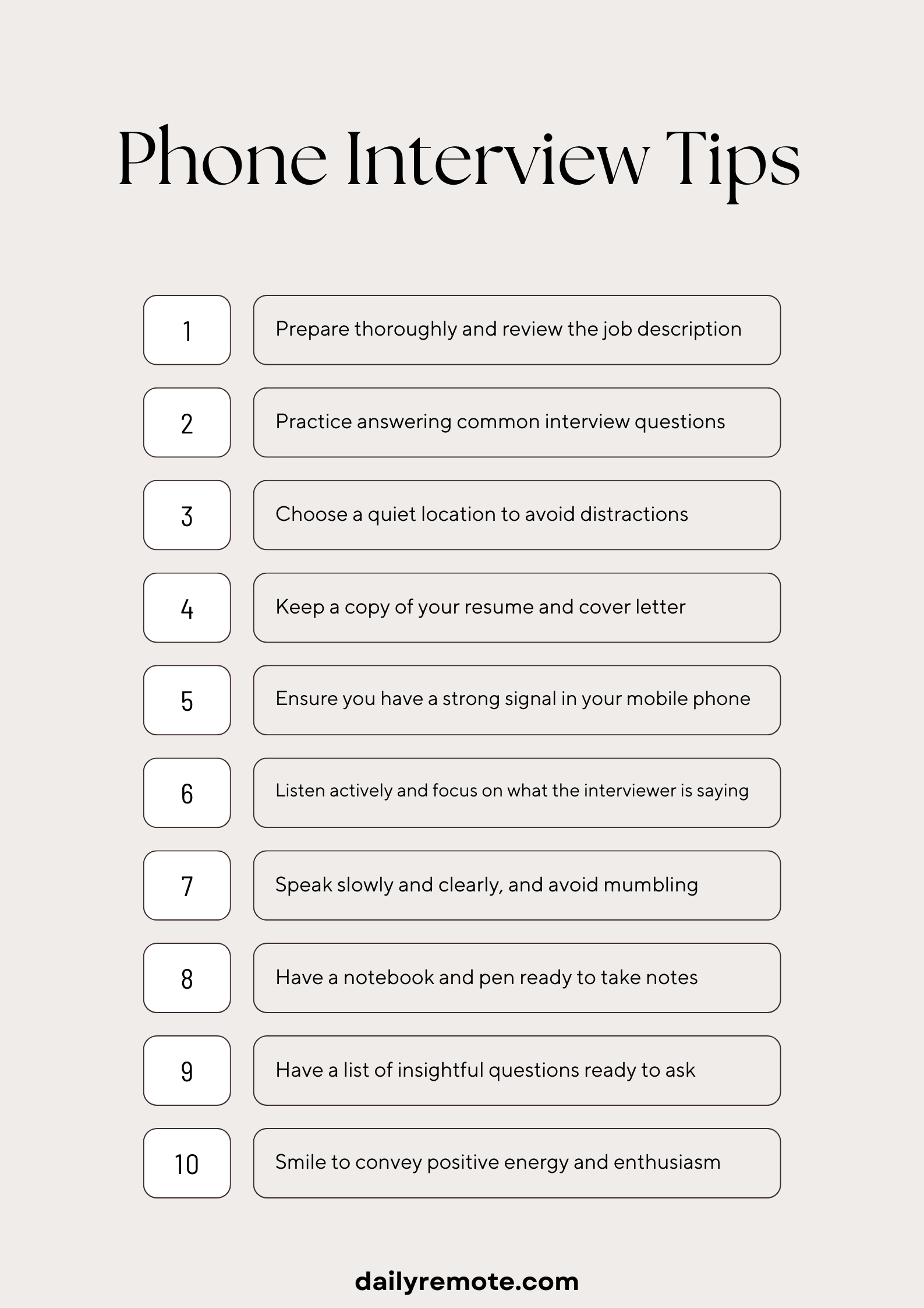 14 Telephone Interview Suggestions To Get You By The Subsequent Spherical